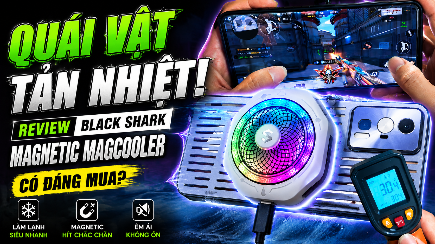 Review Black Shark Magnetic Cooler 4 Pro: Có Đáng Mua?