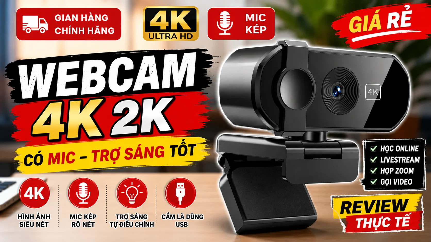 Review Webcam Full HD S89 Có Mic Giá 175K – Có Đáng Mua?